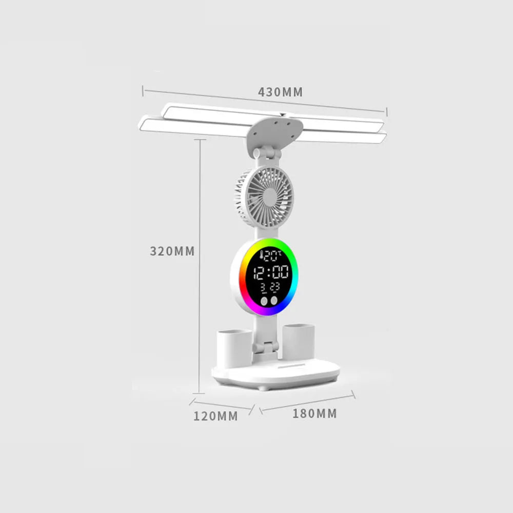 LED Folding Table Lamp Eye Protection Reading Lamp Special Bedroom Bedside Lamp Modern Simple Dormitory Battery Table Lamp