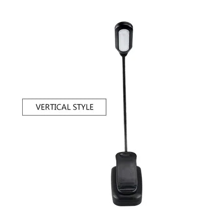 Mini LED Book Lamp Adjustable Clip-On Table Lamp Battery Powered Eye Protection Learning Lamp Portable Study Reading Night Light