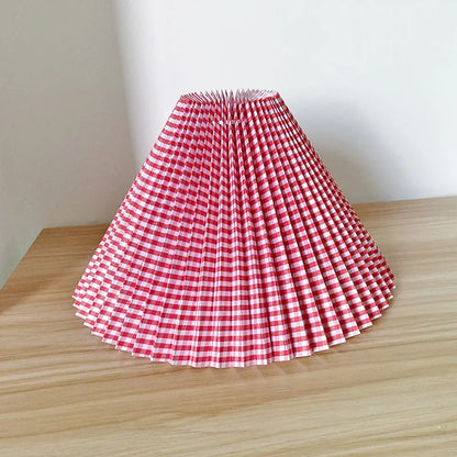 Table Lamp Cover DIY Pleated Lamp cover Wall Lamp/floor Lamp/pendant lamp Handmade Cloth cover Washable E27 Lighting Accessories