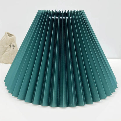 Table Lamp Cover DIY Pleated Lamp cover Wall Lamp/floor Lamp/pendant lamp Handmade Cloth cover Washable E27 Lighting Accessories
