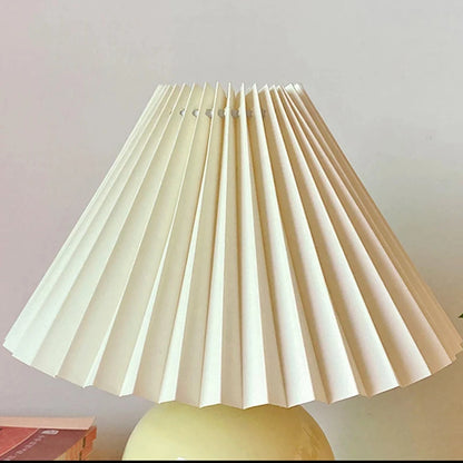 Table Lamp Cover DIY Pleated Lamp cover Wall Lamp/floor Lamp/pendant lamp Handmade Cloth cover Washable E27 Lighting Accessories