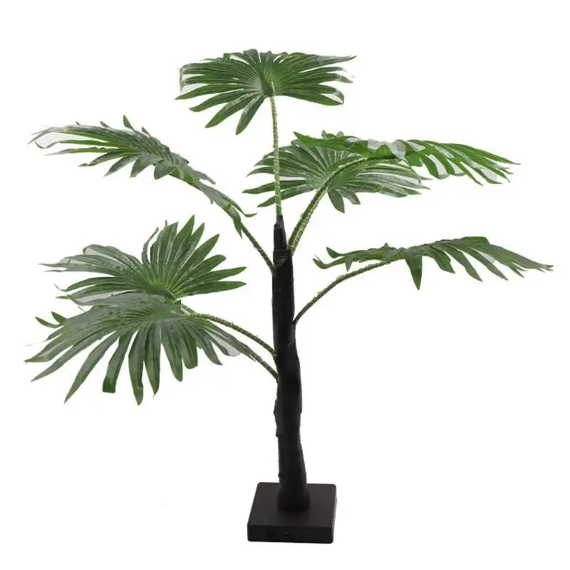 LED Palms Tree Party Light For Tropical Themed Decorations Indoor Outdoor Event Battery Powered Decorative Table Lamp D2RD