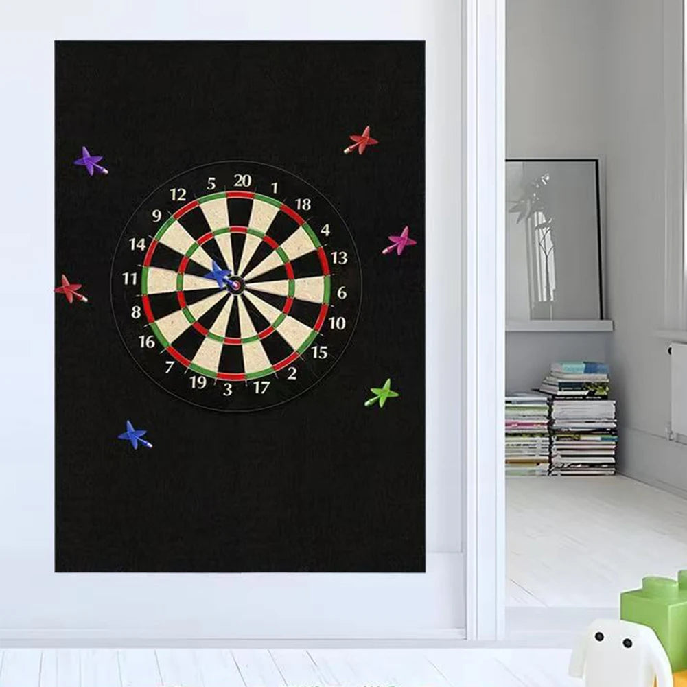 Dartboard Wall Protector Self-Adhesive Dartboard Border Felt Wall Protector for Standard Size Dartboards Prevents Wall Damage