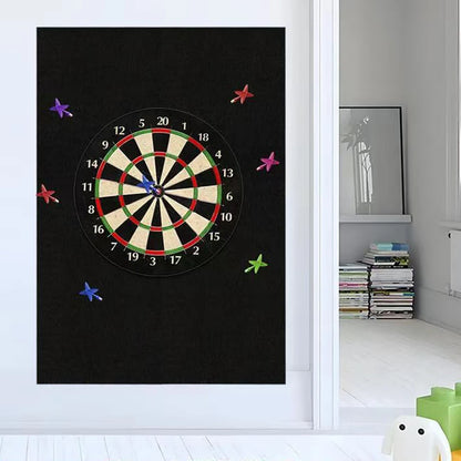 Dartboard Wall Protector Self-Adhesive Dartboard Border Felt Wall Protector for Standard Size Dartboards Prevents Wall Damage