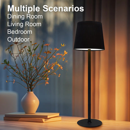 Striped Table Lamp Rechargeable Dimmable For Living Room Bedroom Study Office Dining Table Indoor Lighting LED Desk Lamp