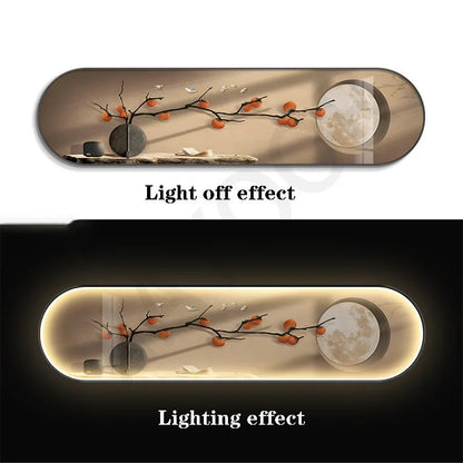 Entrance Room Decoration Items LED Painting Corridor Mural Lamps Interior Wall Light Sconces Lamp Indoor Room Living Room Decor