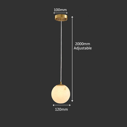Modern Luxury Indoor Home Decor Items Creative Circular Ceiling Chandelier Natural Stone Bedroom Dining Room Led Pendent Lamps