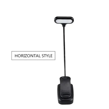 Mini LED Book Lamp Adjustable Clip-On Table Lamp Battery Powered Eye Protection Learning Lamp Portable Study Reading Night Light