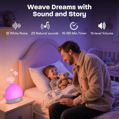 Wake‑Up Light Alarm Clock Sunrise Simulation RGB Night Lamp White Noise Sound Machine Dimmable Digital Clock Snooze Sleep Timer