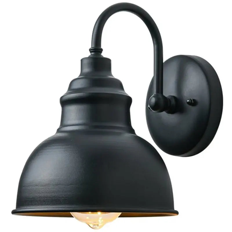 A19F-Decorative For Courtyards And Balconies LED Wall Light-Rust-Coloured Retro Outdoor Waterproof Design