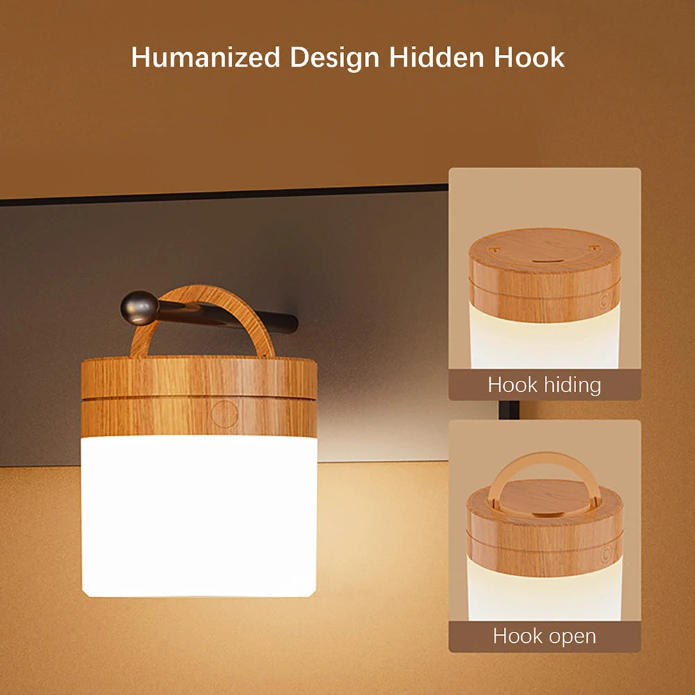 Portable Table Lamp with Bluetooth and Battery, Dimmable RGB, Wireless with Remote Control, for Bedroom, Gift, Camping,Home Deco