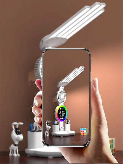 LED Folding Table Lamp Eye Protection Reading Lamp Special Bedroom Bedside Lamp Modern Simple Dormitory Battery Table Lamp