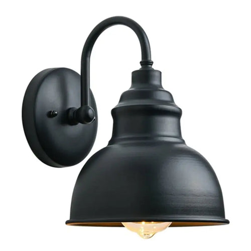 A19F-Decorative For Courtyards And Balconies LED Wall Light-Rust-Coloured Retro Outdoor Waterproof Design