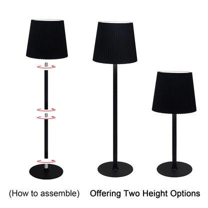 Striped Table Lamp Rechargeable Dimmable For Living Room Bedroom Study Office Dining Table Indoor Lighting LED Desk Lamp