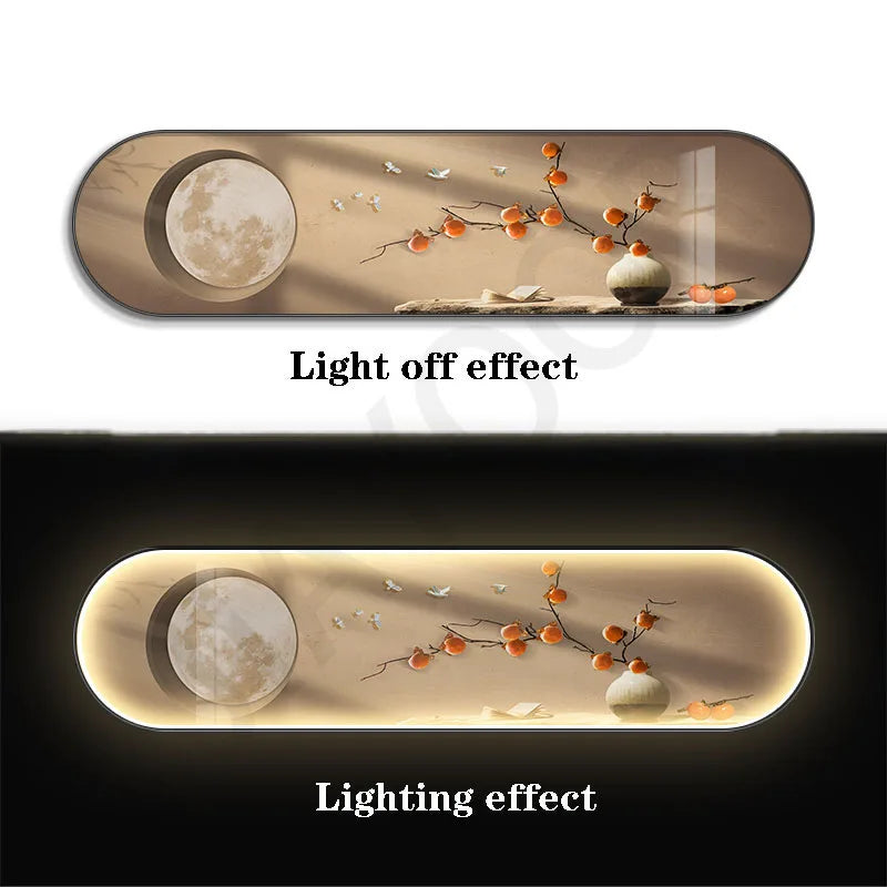 Entrance Room Decoration Items LED Painting Corridor Mural Lamps Interior Wall Light Sconces Lamp Indoor Room Living Room Decor