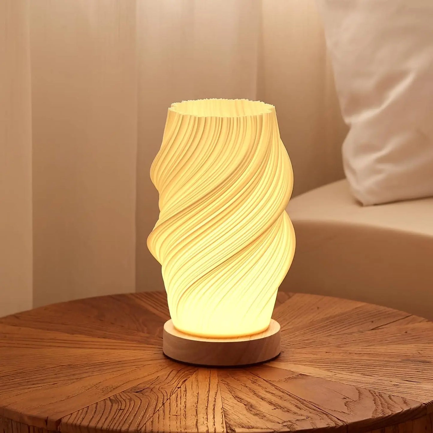 Table Lamp Bedside Lamps for Bedroom Small Night Stands Desk Lamp Mood Warm Cozy Lighting Vintage Boho Cool Mid Century Lamp