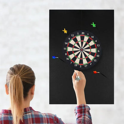 Dartboard Wall Protector Self-Adhesive Dartboard Border Felt Wall Protector for Standard Size Dartboards Prevents Wall Damage