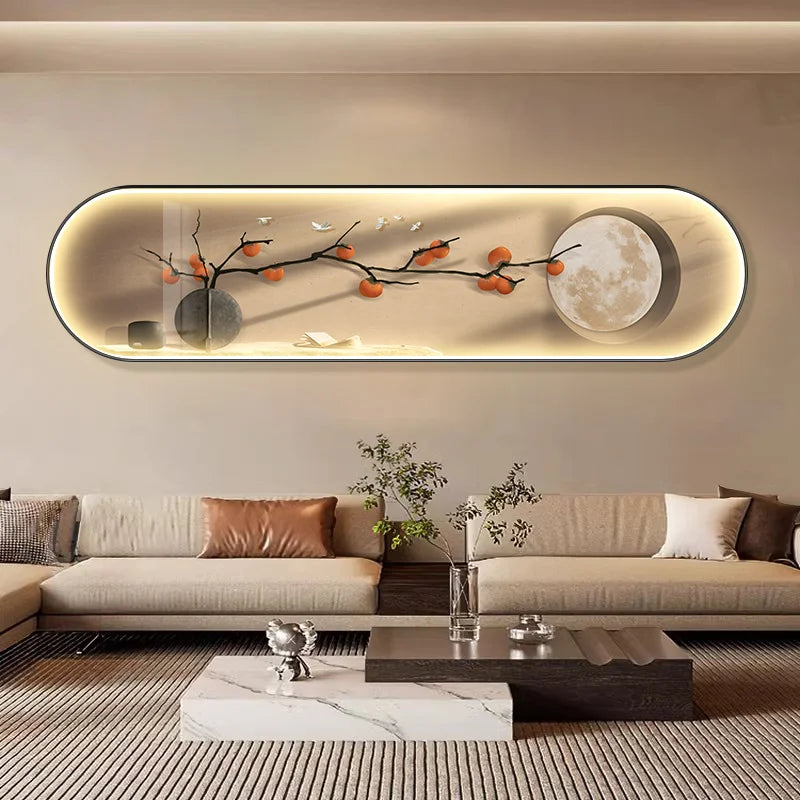 Entrance Room Decoration Items LED Painting Corridor Mural Lamps Interior Wall Light Sconces Lamp Indoor Room Living Room Decor